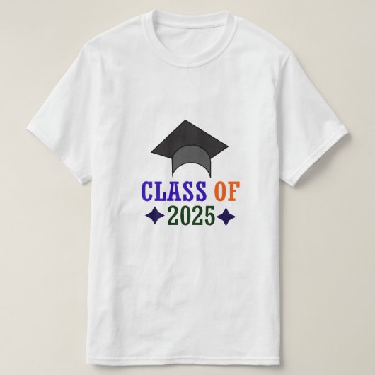 2025年卒業 - 新たな始まり Tシャツ (デザイン正面)