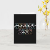 2025年卒業 25 高校卒業記念 ステッカー 学校 カード (黄色い花)