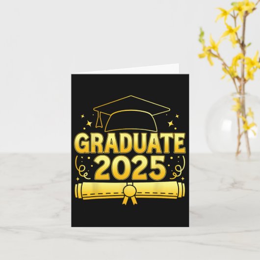 2025年卒業Cl2025年 カード (黄色い花)