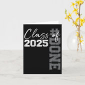 2025年卒業Cl 2025年おもしろい卒業セン カード (黄色い花)