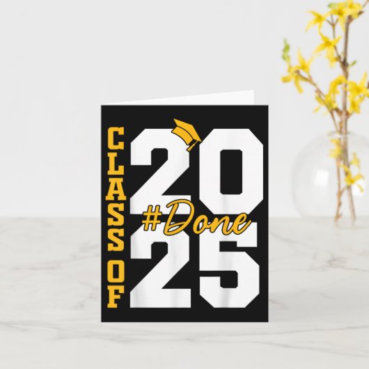 2025年卒業Cl 2025 カード (黄色い花)