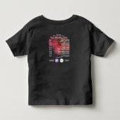 2025年向けトドラーTMBショーTシャツ トドラーTシャツ (裏面)