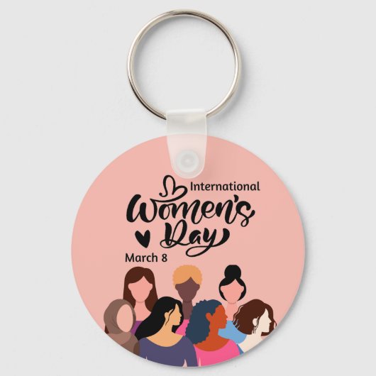 2025年国際的女子デー キーホルダー (正面)