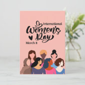 2025年国際的女子デー シーズンカード (スタンド正面)