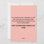 2025年国際的女子デー シーズンカード (裏面)