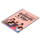 2025年国際的女子デー ノートブック (左側)