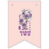 2025年国際的女子デー バンティングフラッグ (第2の旗)