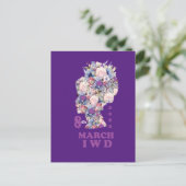 2025年国際的女子デー：フェミ祝ニニ ポストカード (スタンド正面)