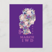 2025年国際的女子デー：フェミ祝ニニ ポストカード (正面)