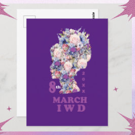 2025年国際的女子デー:フェミ祝ニニ ポストカード