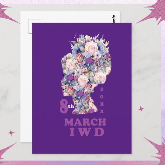 2025年国際的女子デー：フェミ祝ニニ ポストカード