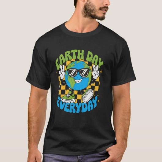 2025年地球の日 毎日が地球の日 キッズ 男の子 Tシャツ (正面)