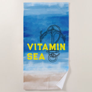 2025年夏にぴったりのビタミン海 ビーチタオル