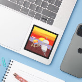 2025年夏クリエイティビティ・コンテストMiacademy受賞者 シール (ノートパソコンとiPhone)