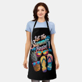 2025年夏期休暇を2025年夏期休暇から開始 エプロン (着用した状態)