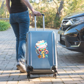 2025年夏期休暇を2025年夏期休暇から開始 シール (スーツケースインサイチュ)