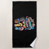 2025年夏期休暇を2025年夏期休暇から開始 ビーチタオル (正面)