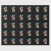 2025年夏期休暇を2025年夏期休暇から開始 ラッピングペーパー (フラット)