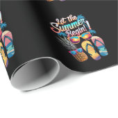 2025年夏期休暇を2025年夏期休暇から開始 ラッピングペーパー (ロールコーナー)