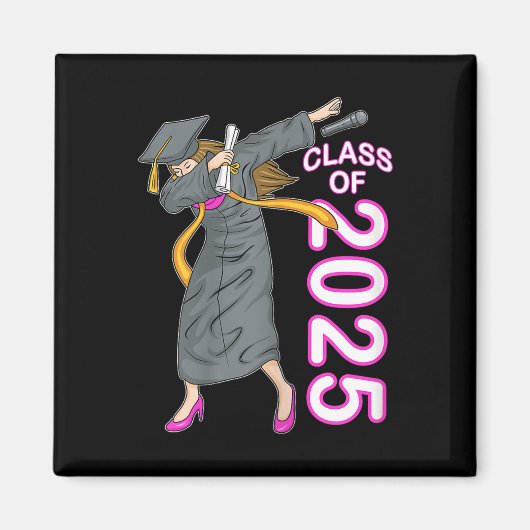 2025年大学卒業ギフトのDabbingシニアCl マグネット (正面)