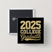 2025年大学卒業・卒園・卒部 缶バッジ (正面&裏面)
