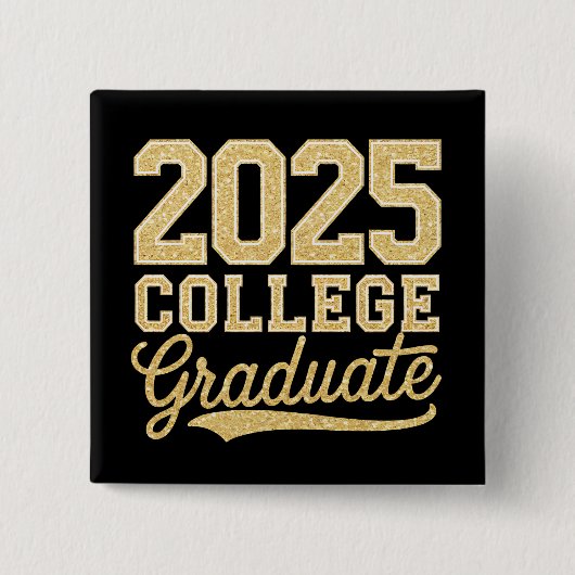 2025年大学卒業・卒園・卒部 缶バッジ (正面)