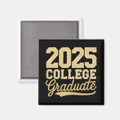 2025年大学卒業・卒業式・シニアスクール マグネット (正面/裏面)