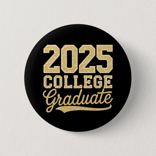 2025年大学卒業・卒業者・シニアスクール 缶バッジ (正面)
