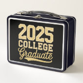 2025年大学大学院卒業高等学校 メタルランチボックス (正面)