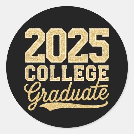 2025年大学大学院卒業高等学校 ラウンドシール (正面)