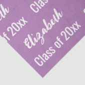 2025年大学院名ラベンダーとホワイトのクラス 薄葉紙 (詳細)