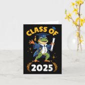 2025年大学院大学ユニーのカエル先輩 カード (黄色い花)