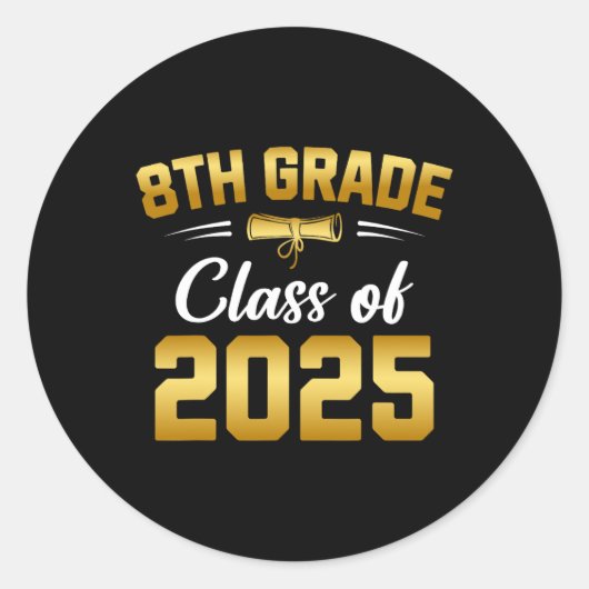 2025年大学院生の第8学年Cl ラウンドシール (正面)