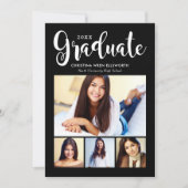 2025年大学院黒字写真集版パーティー 招待状 (正面)