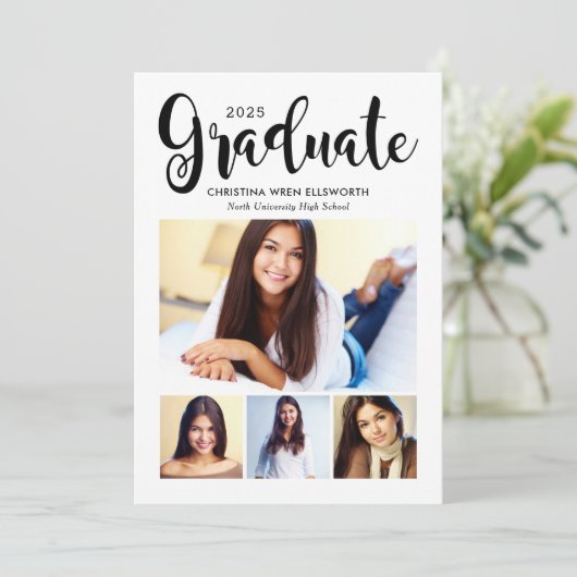 2025年大学院黒字写真集版パーティー 招待状 (スタンド正面)