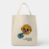 2025年太陽の日食光爆弾パーソナライズされた トートバッグ (裏面)