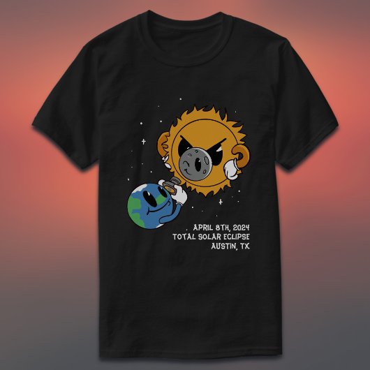 2025年太陽の日食光爆弾パーソナライズされた Tシャツ