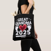 2025年妊娠発表！ひ孫ができます トートバッグ (クローズアップ)