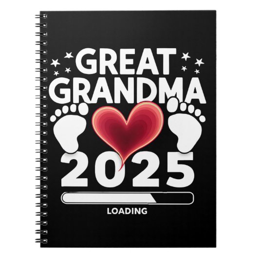 2025年妊娠発表!ひ孫ができます ノートブック (正面)