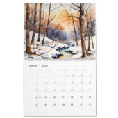 2025年季節美術カレンダー | 水彩画 カレンダー (1月 2026)