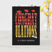 2025年孫の卒業 カード (黄色い花)