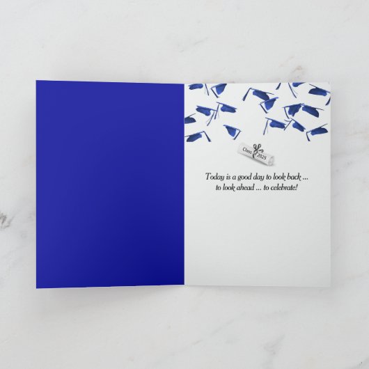 2025年孫娘の卒業 カード (内部)