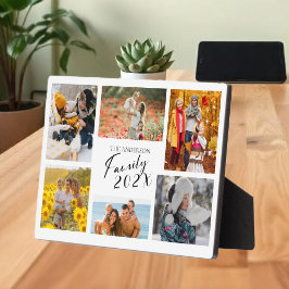 2025年家族オリジナルフォトコラージュ フォトプラーク