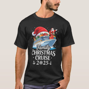 2025年家族クリスマスクルーズ マッチングファミリークルーズ Tシャツ