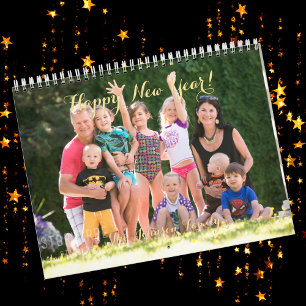 2025年家族ベビーのペット結婚の写真を作成 カレンダー