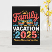 2025年家族旅行クルーズプラン カード (黄色い花)