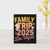 2025年家族旅行 ラスベガス - 2025年家族旅行 カード (黄色い花)