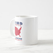 2025年就任式 トランプ選挙の終わり 怖い夜 コーヒーマグカップ (正面左)