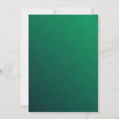 2025年巳年の新年グリーンゴールドパーティー 招待状 (裏面)