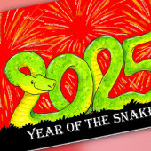 2025年巳年グリーティングカード シーズンカード